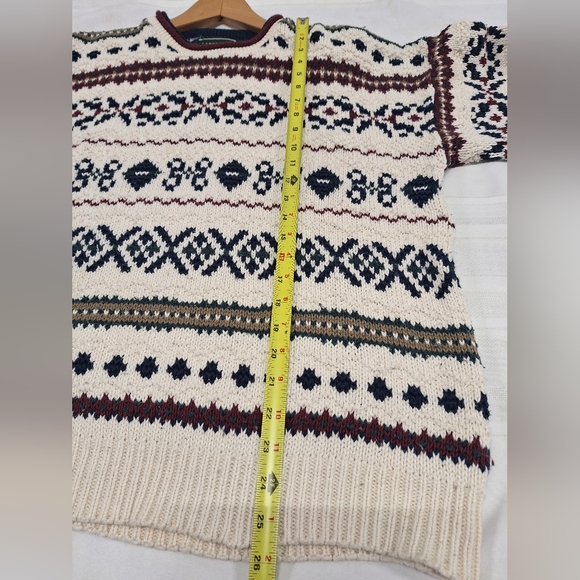 Vintage Landscape Knit Sweater LARGE - Picture 4 of 5